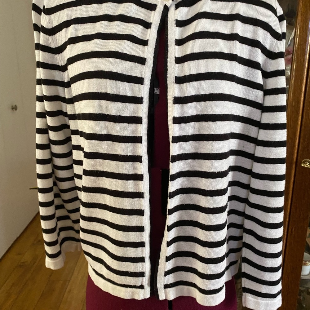 Chaps Button Down Light Weight Sweater - image 2